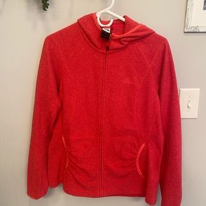 North face zip up hoodie.